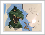 Wall Art by Allyson, boys room mural, mural, wall art, dinosaur mural, mural