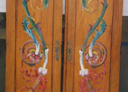 Wall Art by Allyson, Antique Armoire,hand painted armoire, hand painted furniture, decorative painting,grotesque, grottesca,