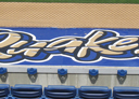 Wall Art by Allyson, Wall Art by Allyson, Quakes Dugout graphics ,mural logo, baseball logo, hand painted wall logo, dugout mural,quakes mural