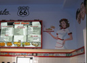 Wall Art by Allyson, Legends Burgers mural close up,diner mural,vintage diner mural, 50's diner art, legends burger mural, mural, restaurant mural, wall art